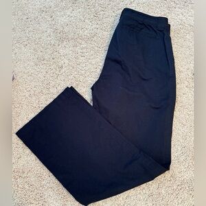 Theory Cotton Blend Straight Pants, Navy Size 8